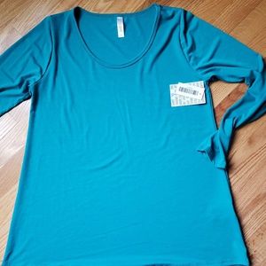 Lularoe Large Teal Lynnae